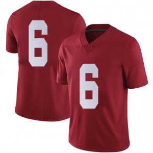 NCAA Men's Alabama Crimson Tide #6 Trey Sanders Stitched College Nike Authentic No Name Crimson Football Jersey TD17T23CZ